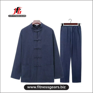 Uniforme de Kung Fu Tradicional OEM de Alta Calidad en Venta, Diseño Personalizado, MOQ Bajo, Conjunto de Kung Fu Ligero de Artes Marciales, 100% Algodón, Ajustado - Product Image 2