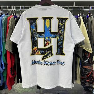 Camiseta Mr. Hasty Rap para Hombre, Talla Grande, Manga Corta, Cuello Redondo, Estilo Urbano, Diseño Estampado, Negra, 100% Algodón Jersey - Product Image 3