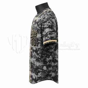 Camiseta de Béisbol Sublimada Personalizada, 100% Poliéster, Tejido de Malla Transpirable de Secado Rápido, Unisex para Adultos, OEM/ODM, Posiciones para Logotipo Personalizado - Product Image 1