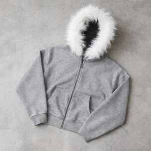 Sweat à capuche zippé en molleton 100% coton 360 g/m², écologique, unisexe, broderie personnalisée, vente en gros premium, faible quantité minimale de commande - Product Image 3