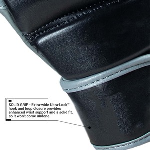 Gants de combat en PU pour MMA, boxe, karaté, taekwondo, grappling, avec sangle de poignet réglable, respirants et légers - Product Image 5