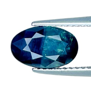 Saphir naturel bleu-vert, pierre précieuse ovale de Madagascar, saphir en vrac pour la création de bijoux fins - Product Image 3