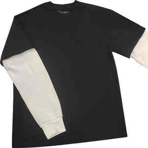 T-shirt thermique en maille gaufrée pour temps froid, coton à effet isolant - Product Image 5