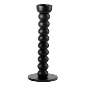 Porte-bougie en aluminium moulé finition noir mat, support décoratif en métal pour bougies, fait main et personnalisable, idéal pour la décoration intérieure - Vente chaude - Product Image 1