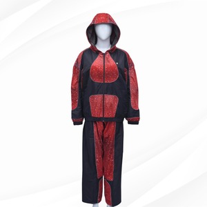 เสื้อแจ็คเก็ตกันลมแขนยาวคุณภาพสูงสำหรับฤดูใบไม้ผลิปี 2026 แบบสั่งทำพิเศษ ระบายอากาศได้ดี สไตล์สตรีทแวร์ พร้อมกางเกงขายาว ผ้าฝ้าย 100% พิมพ์ลายดิจิทัล - Product Image 1