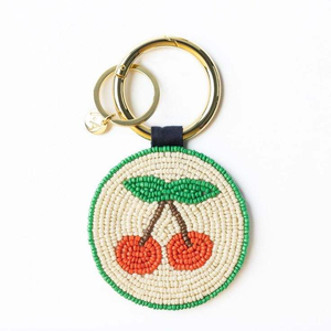 Decorative Beaded Embroidered <b>Keychain</b> Bulk Artistic Embroidery Seed Beads Keychains Exporter with Accept <b>Custom</b> Design - Product Image 4