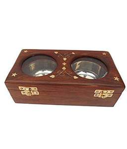 Factory Custom Craft Eco-Friendly Polished Natural Wood Dried Fruit <b>Box</b> Luxury Candy Snacks Storage Case/Holders Customised Logo - Product Image 5