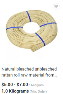 แกนหวายธรรมชาติทรงกลมแบบยืดหยุ่นสำหรับงานสานเฟอร์นิเจอร์ งานฝีมือ จำหน่ายส่งจำนวนมาก - Product Image 4