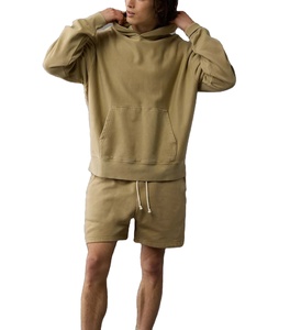 Conjunto de Shorts con Capucha de Verano para Hombre, Personalizable con Logotipo, de Alta Calidad, Casual, Transpirable, con Lavado Ácido, de Dos Piezas - Product Image 6