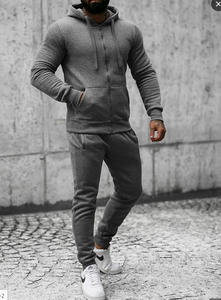 Wholesale Custom 2023 Stylish High Quality 100% Cotton Winter <b>Tracksuits</b> and Custom Hoodie Three Ply Fleece - Product Image 4