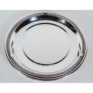Plato de Acero Inoxidable Ecológico al por Mayor, Elegante Plato para Eventos, Bodas y Restaurantes - Product Image 2