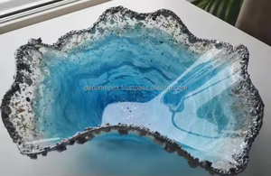 Bol en résine de luxe personnalisable peint à la main écologique de haute qualité - Product Image 3