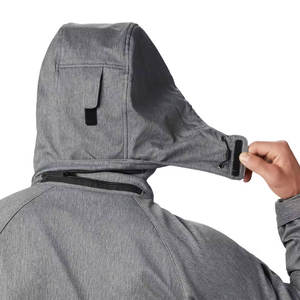 Rain Protective Reflective Patchwork Canvas Stand Collar <b>Men</b> Softshell <b>Jacket</b> Wholesale Low Price Breathable - Product Image 6