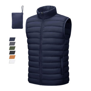 Chaqueta acolchada ultraligera con capucha para hombre, chaqueta sin mangas de invierno, chaqueta informal con capucha de alta calidad para invierno - Product Image 1