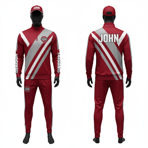 Chándal de Entrenamiento de Fútbol para Hombre, 220 GSM, Tela de Poliéster Interlock, Paneles en Contraste Verde y Dorado, Sublimación Personalizada con Nombre y Logotipo - Product Image 3