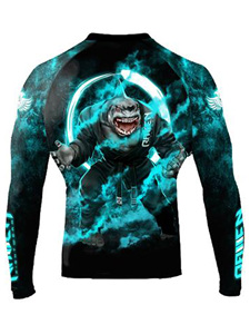 เสื้อรัดกล้ามเนื้อแขนยาวสำหรับผู้ชายสำหรับบราซิลเลียนยิวยิตสู (BJJ) และ MMA เหมาะสำหรับการฝึกซ้อมและการแข่งขัน ยืดหยุ่นสูง รุ่นปี 2026 - Product Image 6