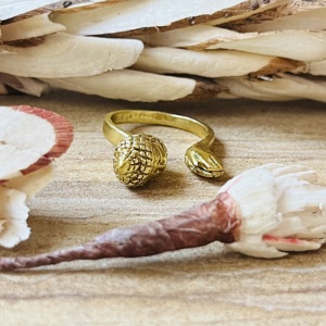 Nuevos Anillos de Buda Tribales de Latón para Boda y Compromiso, Anillo Abierto Religioso Chapado en Oro de 18k para Mujer, Venta al por Mayor/OEM/ODM - Product Image 5