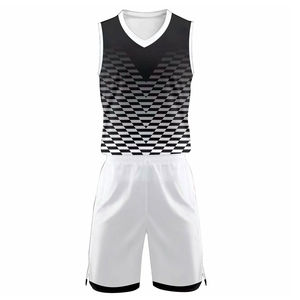 Uniformes de basket-ball de qualité supérieure, dernier design, vente en gros, tailles plus grandes, 100% polyester, imprimés, couleur, taille et style personnalisés, OEM - Product Image 2