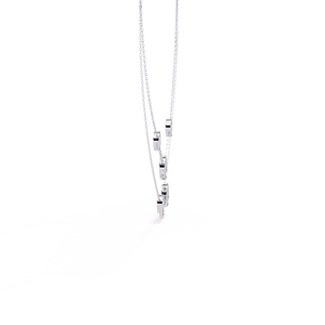 Luxury Crafted PT50 Layered Diamond Jewellery <b>Necklace</b> Women’s <b>Statement</b> Platinum Diamond Jewellery Collection - Product Image 4