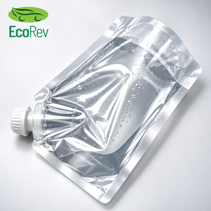 Recyclable EcoRev ECO63 Beverage Packaging Spout Pouch Moisture Proof <b>Clear</b> Food Grade Laminated Plastic <b>Bag</b> with Spout Top Cap - Product Image 1