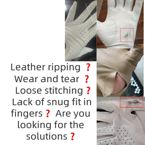 Premium Cabretta Leather <b>Golf</b> Glove Custom Logo Breathable Anti Slip Professional Men <b>Golf</b> Gloves OEM - Product Image 4