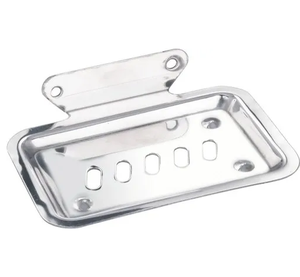 Stainless Steel Soap Holder Hotels <b>Bathroom</b> Product 2 Tire <b>Bathroom</b> Storage Holder <b>Drain</b> Design Soap Holder - Product Image 2