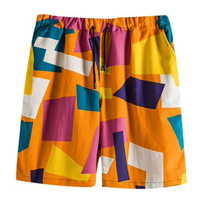 Ensemble T-shirt et short décontracté pour homme, style vintage délavé à l'acide, effet soleil émaillé, dernière mode estivale - Product Image 3