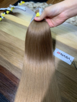 Extensions de cheveux en vrac couleur brun clair toutes longueurs de 12 à 32 pouces 100% cheveux vierges vietnamiens