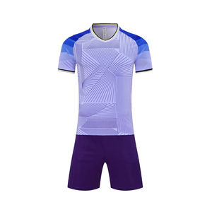 Maillot de football unisexe 100 % polyester, imprimé par transfert thermique, respirant, séchage rapide, vêtements de sport pour l'entraînement - Product Image 1