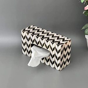 Caja de Regalo Decorativa de Metal Hecha a Mano con Tapa de Madera Acrílica y Incrustaciones de MOP, Caja de Almacenamiento Decorativa Pulida para el Hogar y las Fiestas - Product Image 3