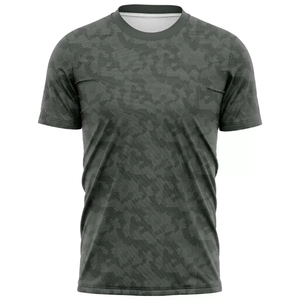 Camiseta de Camuflaje Sublimada para Hombre, Manga Corta, Cuello Redondo, Tejido de Poliéster Transpirable, Corte Casual - Product Image 2