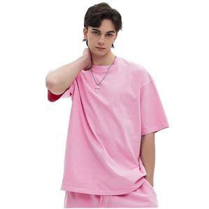 Camiseta holgada de entrenamiento para hombre, camiseta de gimnasio atlética, camisetas informales de Color sólido desgastadas, fabricante OEM ODM - Product Image 1