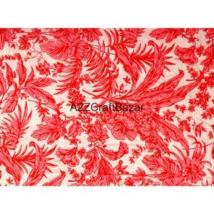 Tissu tissé artisanal indien Sanganeri 100 % coton, imprimé au bloc, écologique, respirant, séchage rapide, léger, pour filles - Vente en gros - Product Image 6