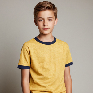 100% Cotton Children's <b>Polo</b> <b>T</b>-<b>shirt</b> <b>Boys</b> Summer Round Neck Pullover Stripe Loose Short Sleeve Kids <b>Shirt</b> <b>T</b>-<b>shirt</b> from Bangladesh - Product Image 1