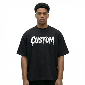 Men's <b>Black</b> Cotton <b>T</b>-<b>Shirt</b> Short Sleeve O-Neck Regular Fit Casual Solid Color Jersey Knitted Top - Product Image 3