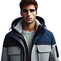 Parka d'hiver de haute qualité pour hommes surdimensionné 13 couleurs hiver épais chaud bouffée hommes Logo personnalisé vêtements à bulles hommes veste bouffante
