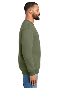 Sweat-shirt à col rond pour homme, 100% coton, couleur unie, coupe classique, pull sportif, tricoté pour l'automne, non doublé, anti-rétrécissement, séchage rapide, 240g - Product Image 4