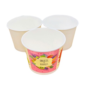 Kraft <b>Paper</b> Eco-friendly Disposable Salad Bowl with PET Lid Self Erecting Cylinder Shape for Food Packaging - Product Image 6