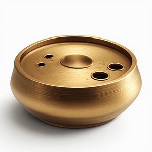Porte-encens en métal de luxe au design minimaliste pour des espaces de méditation paisibles et un style d'intérieur contemporain - Product Image 2
