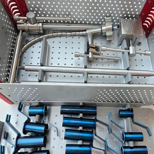 Ensemble d'instruments de rétraction pour chirurgie de la colonne vertébrale MIS - Kit chirurgical orthopédique réutilisable en acier inoxydable pour interventions minimalement invasives - Product Image 2
