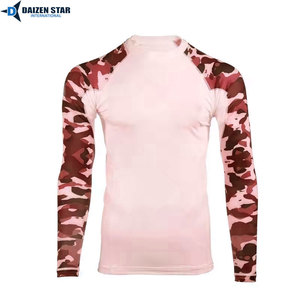 Haut de compression unisexe UPF 50+ écologique, antibactérien, à manches longues, respirant et à séchage rapide pour la natation et le surf - Product Image 4