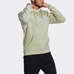 เสื้อฮู้ดผ้าฟลีซมีฮู้ดผ้าคอตตอนโพลีเอสเตอร์แบบสวมทางศีรษะแนวสตรีทสำหรับผู้ชายโลโก้ตามสั่ง - Product Image 2