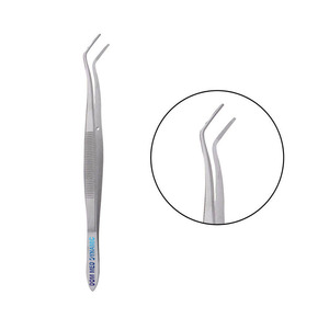 Pinzas de Algodón Meriam Manuales de Alta Calidad Dom Med Dynamics, 16 cm, Acero Inoxidable, Dentadas, para Cirugía Dental y Universitaria - Product Image 1