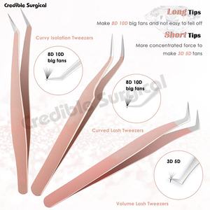 ชุดที่หนีบขนตาปลอมสีโรสโกลด์5ชิ้น - Product Image 3