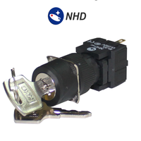 Interrupteur sélecteur intelligent LED 16 mm 2NO IP54 avec certification CE et CULus 250V 5A 1800 opérations/heure