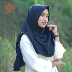 Sciarpa hijab in pietra con ricamo Ultra-morbido di Taiwan per ogni occasione