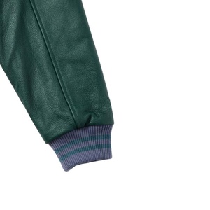Stonefield Manufacturing Varsity <b>Jacket</b>-100% Wool Stand Geometric Patchwork Reversible <b>Waterproof</b> Hooded Streetwear <b>Winter</b> - Product Image 3