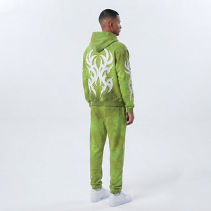 Trajes Deportivos con Capucha Huzaifa Products, Diseño Elegante y Moderno, Bordados, 100% Algodón, 400gsm, Ecológicos, con Efecto Desgastado por el Sol, Fabricación OEM - Product Image 2