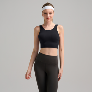 Conjunto de Yoga para Mujer, Último Modelo, Transpirable, Tallas Grandes, Diseño a Cuadros, 2 Piezas, Spandex/Poliéster, Ecológico, Secado Rápido, Venta Directa de Fábrica - Product Image 3