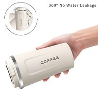 Bouteilles d'eau personnalisées avec logo, gobelets isothermes en acier inoxydable avec paille, vente en gros, tasses à café, flasques sous vide